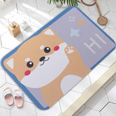 Kuber Industries Bath Mat | PVC Bathroom Mat | Shower Bath Mat | Floor Tub Mat | Diatom Mud Mat | Anti-Skid Shower Bathroom Mat | CF-220822 |Pack of 3| Multi